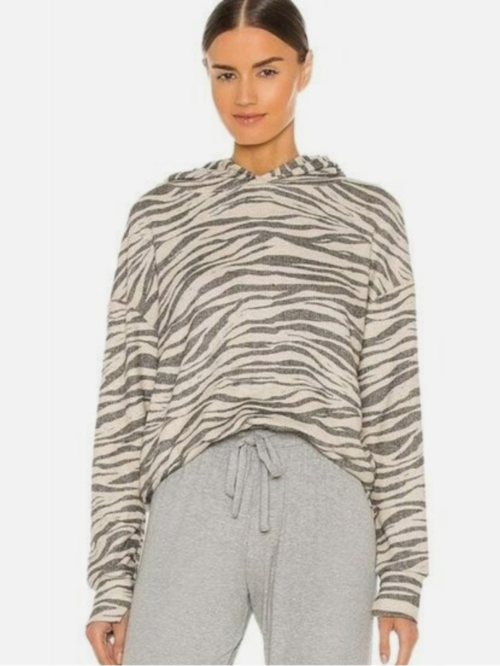 LNA • Brushed Rib Hoodie • 𝑍𝑒𝑏𝑟𝑎